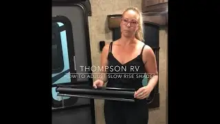 How to adjust slow rise roller shades