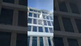 Join the Cleaning  Revolution with KTV Working Drone Florida! #windowmaintenance #windowwashing