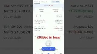 Loss Ho Gaya 😭#19th DAY 21DTC #loss #option #nifty