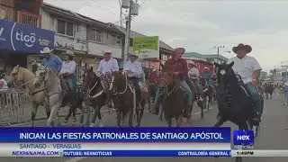 Inician las fiestas patronales de Santiago Apóstol en Veraguas