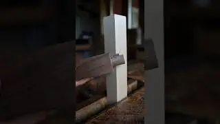 Twisted wood joint #woodworking #joinery #madera #wood #bois #woodwork #holz #finewoodworking #asmr