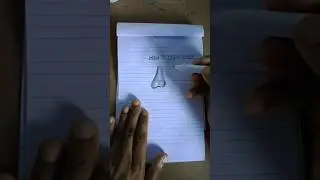 Nose 👃 drawing tutorial ✏️✅💯#viral#shorts #nose #drawing #tutorial #spdrawstudio@sumitopart#trend