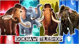 🎬⚡ Funny Manfred 🦣🆚 Funny Elephant 🐘🆚 Funny Manny 🦣🆚 Funny Mammoth 🦣|Coffin Dance Tiles Hop 🪩🌈🔥🎊💥