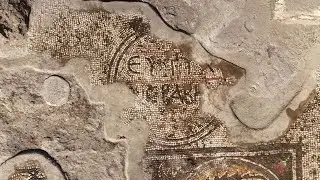 A Magnificent Samaritan Agricultural Estate  Decorated with Mosaics was Uncovered in Kafr Qasim -IAA