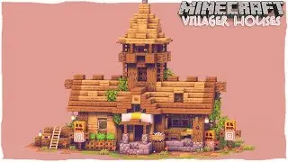 Minecraft : How to Build a FLETCHER House For a Village | Tutorial ( EASY )