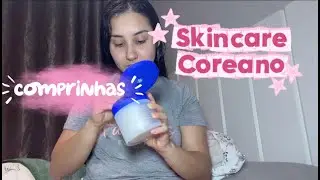 tudo que comprei de skin care coreano | testei todos no video #skincare #coreano #comprinhas