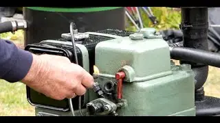 Slavia 5hp stationary diesel engine.
