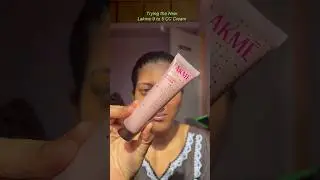 New Lakm&eacute; 9 to 5 CC cream || Everyday Makeup #lakme #shorts