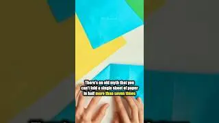 How Many Times Can YOU FOLD A PAPER?