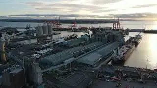 Seaforth Docks Drone Footage