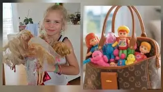 🎁 #Sofia Found a Mystery Bag of Dolls! Barbie Dress Challenge 👗✨- Wow Sofia