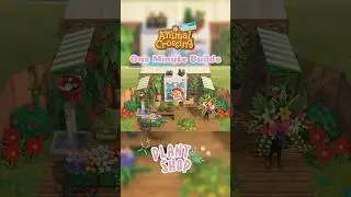 ACNH Speed Build Plant Shop Island Idea #animalcrossing #acnh #animalcrossingnewhorizons #nintendo