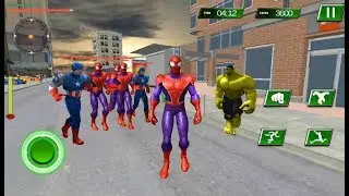 Spider Hero Revenge God Immortal Battle | Spider Hero City Rescue Missions - Best Android GamePlay