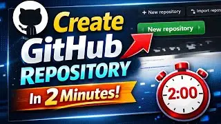 How to Create a GitHub Repository in 2 Minutes 🚀 | Beginner Tutorial