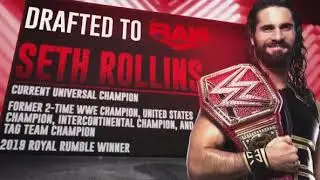 Seth Rollins drafted to Raw