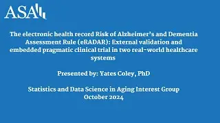 The electronic health record Risk of Alzheimer&rsquo;s and Dementia Assessment Rule (eRADAR)