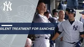 Gary Sanchez homers twice and gets the silent treatment