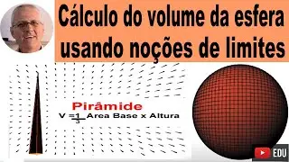 GRINGS - C&aacute;lculo do volume de uma esfera, usando conceito de limite