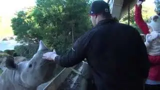 Alex Boone At The Zoo for 49ers.com