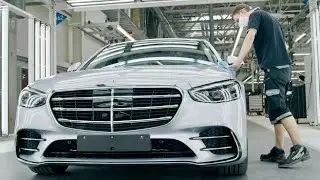 2021 Mercedes-Benz S-Class Production At Mercedes Plant Factory 56