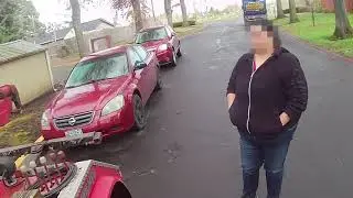 Mark's Towing & Roadside. Towing a 2004 Nissan Altima