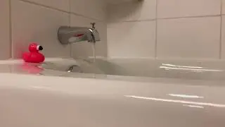Bathtub Filling ASMR // Very Low Pressure Partial Fill 8 Hour Loop