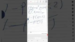 احصاء رياضي / دالة التوزيع التجميعية