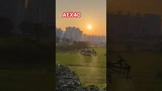 AFX40 Spraying drone #agriculturedrone #dji #afi #eft #evision #xag