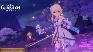 Saving Thoma From Raiden Shogun Cutscene | Lumine Fighting The Raiden Shogun/Baal【Genshin Impact】
