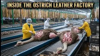 Inside the Modern Ostrich Leather Factory &ndash; Full Process From Farm to Fashion | 10-Min Documentary