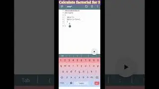 Calculate factorial for 5 Programming in c language #shorts #programmer