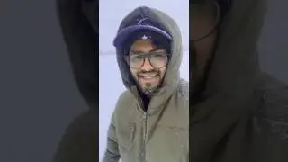 Winter Feels🥶❤️ #internationalstudent #canada #cold #walk #adventure #snowstorm #toronto #feelgood
