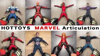 Hottoys MARVEL Articulation ASMR #asmr  #actionfigures