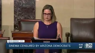 Arizona Democratic Party censures Sen. Kyrsten Sinema