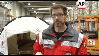 Quake relief aid loaded onto transport aircraft