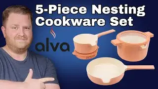 Alva Neat 5-Piece Nesting Cookware Set: Perfect for Small Kitchens!