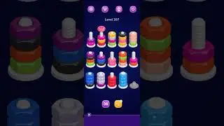 Nut Sort Level 207 Walkthrough | Nuts &mdash; Color Sort 207 solution