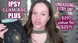 IPSY Glam Bag PLUS | October 2020 | Unbagging & Honest Thoughts + Try On!