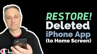 Как ВОССТАНОВИТЬ удаленное приложение на главном экране iPhone