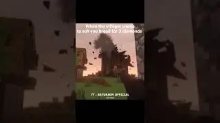 Villager house vs airstrike #shorts