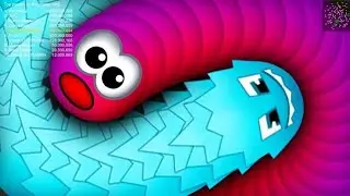 Worm Zone io Biggest 🐍 Slither Snake Gameplay|| Samp wala game