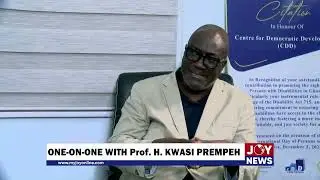 Incumbents Who Underperform Will Struggle to Justify Extra Term &ndash; Prof. Prempeh