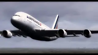 HD FSX-Air France London to Paris (Training Day)