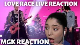 REACTION to LOVE RACE LIVE | MACHINE GUN KELLY