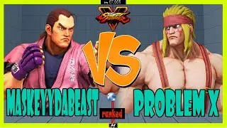 SFV CE 🥋 Mouz | Problem X (alex) VS (dan) MaskeyyDaBeast ✨#masterztv