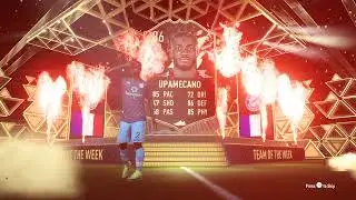 Packing 86 IF Upamecano in a gold pack