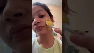 1 week skin care challenge day-1 #skin.#facepack #skincare #trending #challenge #shortvideo #vlog