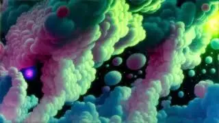 Surreal Space Nebula Animation by AI (AI Dream 394)