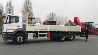 Mercedes Benz Axor 2633 crane
