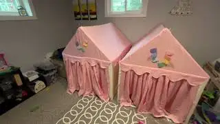 SISTICKER Kids Play Tents for Girls Large Fairy Playhouse for Kids Princess Castle Tent Review